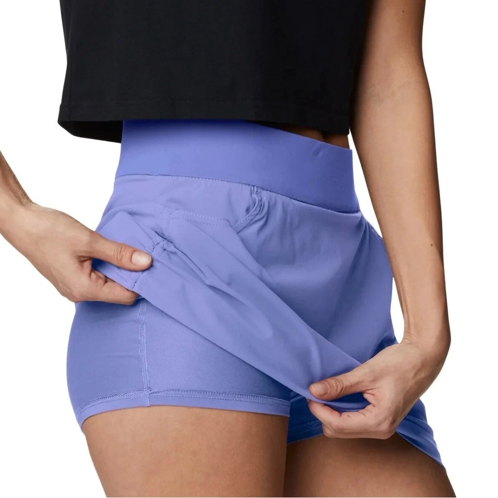 Columbia Omni-Shade UPF 50+ Purple Skort - Picture 4 of 14